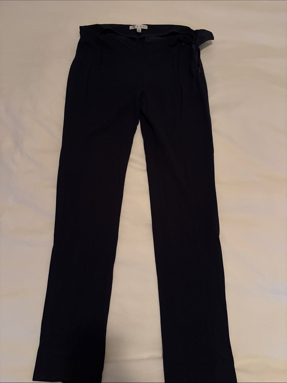 CAbi Black Ankle-Length Straight Pants